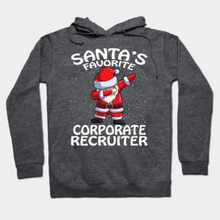 Santas Favorite Corporate Recruiter Christmas Hoodie